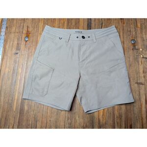 Roark Layover Shorts Khaki Tan 34 Mens